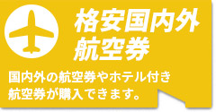 格安国内航空券