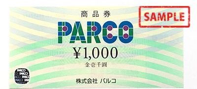 PARCO(パルコ)商品券1,000円